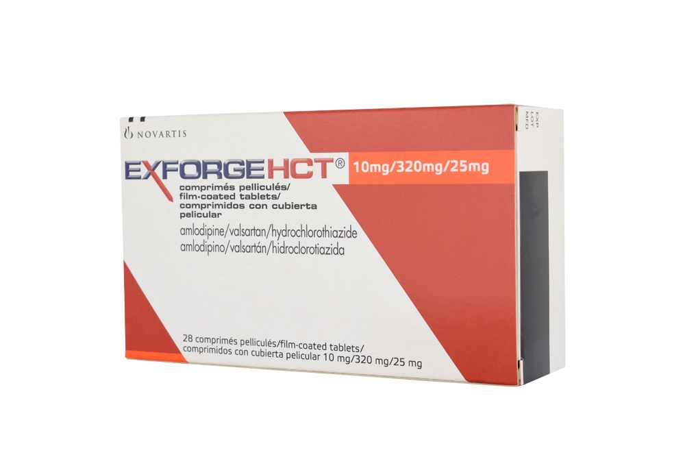 EXFORGE HCT Amlodipine Valsartan Hydrochlorothiazide 10mg